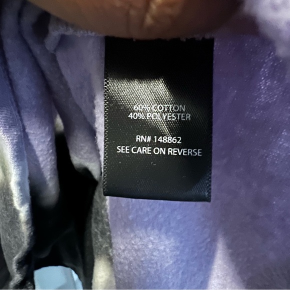 Torrid Tunic pullover Sweatshirt Cozy Fleece Tie Dye Black Pink Purple 2XL - Picture 8 of 10